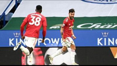 ليستر سيتي يقتنص التعادل أمام مانشستر يونايتد بهدفين لهدفين