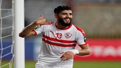 فرجاني ساسي يشارك في التقسيمة بمران الزمالك