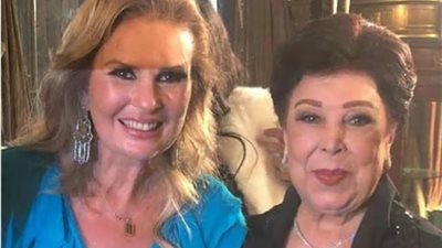 رسالة حب من يسرا للراحلة رجاء الجداوي