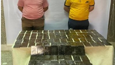 بالصورة .. ضبط 120 طربة حشيش بحوزة عنصرين إجراميين بالشرقية