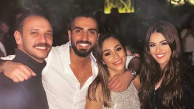 بعد الإحتفال بعقد قرانه هنادي مهني لشرنوبي: ”ربنا يملي حياتكم محبة ونجاح”