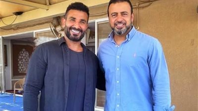 أحمد سعد يعلق على صورته مع مصطفى حسني :الجنة والنار اجتمعوا