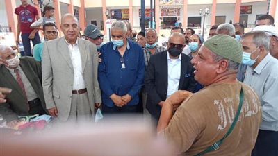 بالصور .. تفاصيل لقاء محافظ جنوب سيناء مع مساعد أول وزير التموين