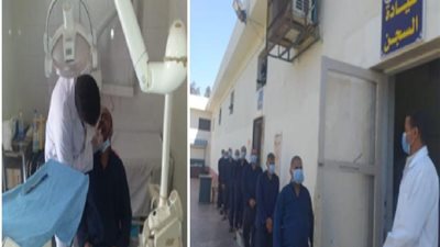 بالصور .. قافلة طبية للكشف على نزلاء سجنى معسكر العمل وجنوب التحرير
