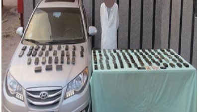 تفاصيل ضبط 100 طربة حشيش بحوزة أحد العناصر الإجرامية بمطروح