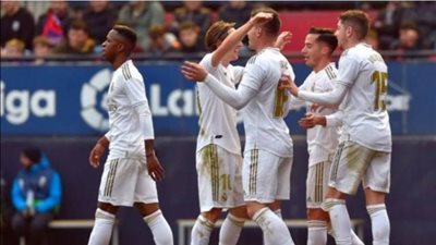 ريال مدريد يطرح قميصه الجديد خلال مباراة إيبار