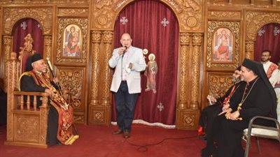 محافظ أسيوط يشهد تدشين كنيسة القديسين بطرس وبولس للاقباط الكاثوليك