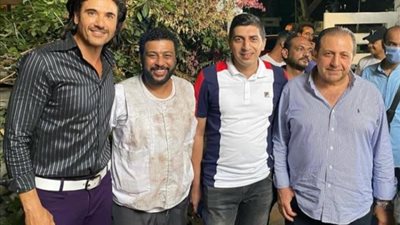 بالصورة.. أحمد عز يودع لوكيشن تصوير ”الجريمة”