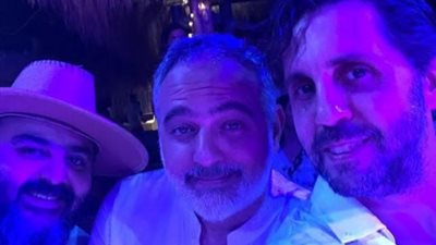 شيكو وهشام ماجد في صورة جديدة مع محمد حفظي: أول منتج في حياتنا