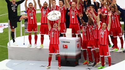 بايرن ميونخ بطلا للدورى الألماني للمرة الثلاثين في تاريخه