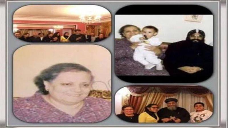 البابا ووالدته