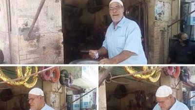 ”الشغل مش عيب”.. قصة الفنان حسين أبو حجاج الذي يعمل في ورشة كاوتش