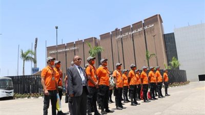 بالصور .. إنتشار الأمن بإستاد القاهرة قبل إنطلاق المؤتمر الأول ” لحياة كريمة ”