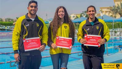 أبطال ”دجلة” يدخلون موسوعة جينيس في السباحة