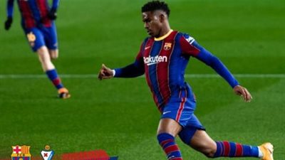 في غياب ميسي..برشلونة يفقد نقطتين في سباق الليجا أمام إيبار