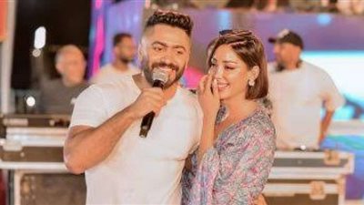 رجعوا تاني.. بسمة بوسيل تعلن عودتها لـ تامر حسني وتعلق: أنا وتيمو
