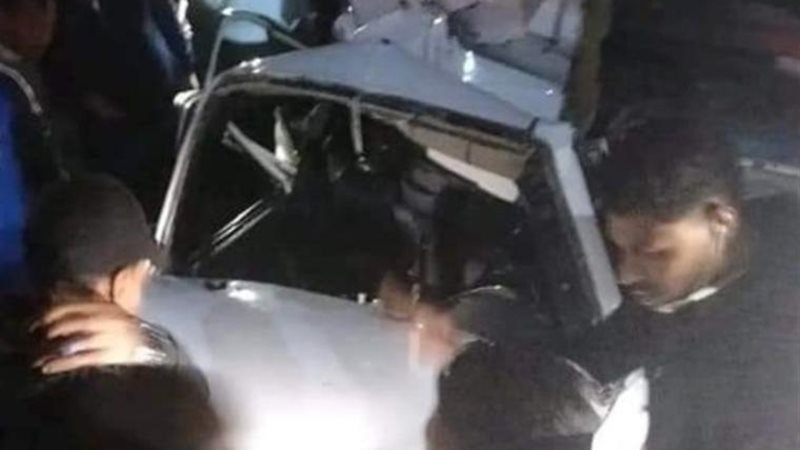 إصابة 13 شخص في حادث