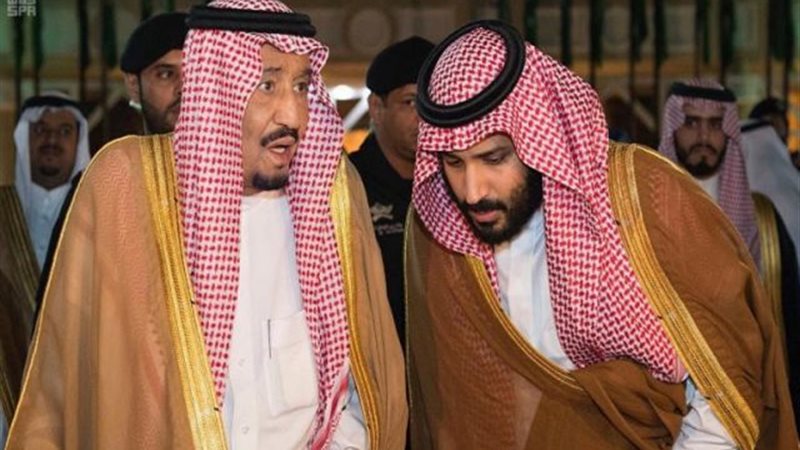 العاهل السعودى وولى
