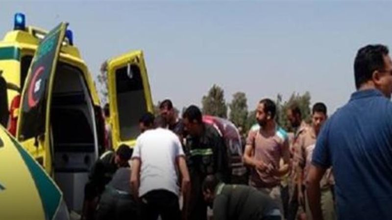 حادث انقلاب سيارة