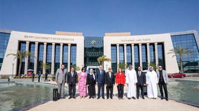 رئيس جامعة الشارقة يزور «مصر للمعلوماتية» لتعزيز العلاقات والتعاون الأكاديمي (صور)