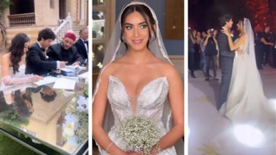 من هي ملك الحسيني؟.. وهذه قصة فستان زفافها الذي أشعل التريند