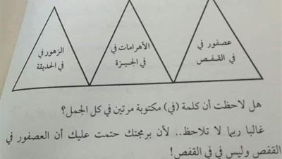 خدعة في أسئلة امتحانات الصف الرابع الابتدائي 2024 تثير الجدل.. وولية أمر: أنا برده شوفتها كدة
