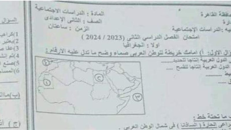 تسريب امتحانات الصف