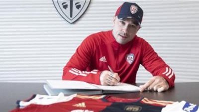 كلاكيت ثالث مرة.. كالياري يعلن ضم ناينجولان من إنتر ميلان معارآ