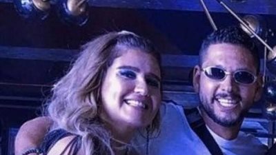 هنا شيحة تحتفل بالعام الجديد مع محمود شاهين