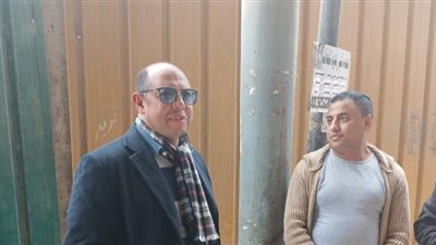 بالصور.. أحمد سليمان يحضر جنازة والدة حازم إمام