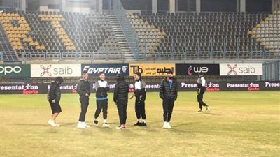 الزمالك يعاين أرضية استاد ”بتروسبورت”