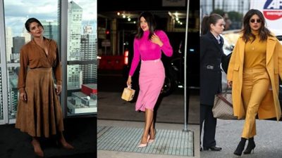 على طريقة بريانكا شوبرا.. كيف ترتدين المونوكروم؟