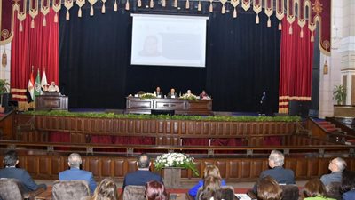 افتتاح فعاليات مؤتمر «صنع السياسات الاقتصادية فى وقت تزايد المخاطر وعدم اليقين» بجامعة القاهرة