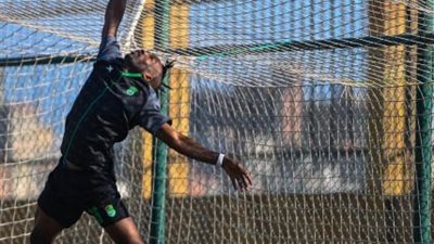 بالصور .. حسام حسن يجهز سيسيه لحراسة مرمى الاتحاد السكندري