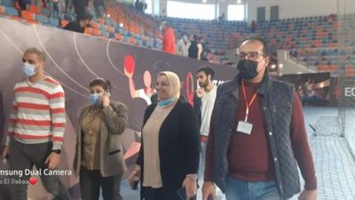 لجنة المتطوعين لبطولة العالم لكرة اليد تتابع  تدريبات المتطوعين بصالة برج العرب بالاسكندرية