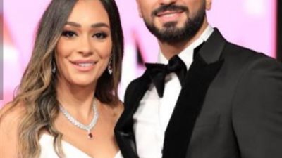 راندا رياض تحتفل بعيد ميلاد محمد الشرنوبي بطريقة رومانسية