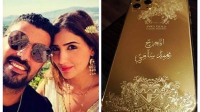 بـ ”مليون جنيه”.. محمد سامي يثير الجدل بأغلى هاتف في العالم (صور)
