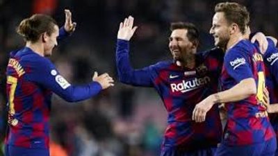 ميسي وجريزمان يقودان هجوم برشلونة أمام بلباو في الليجا