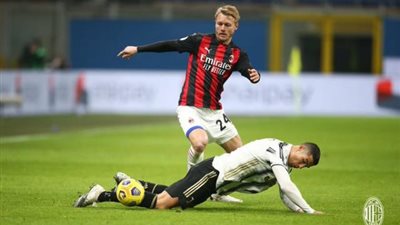 ميلان يفرض التعادل الإيجابي على يوفنتوس في الشوط الأول