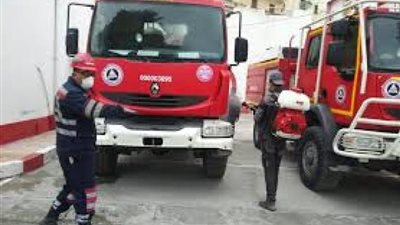 السيطرة على حريق مخزن الزيوت فى البحيرة