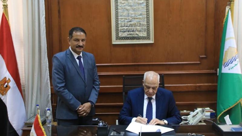 محافظ الجيزة يعتمد