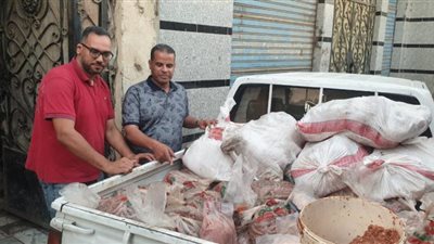 صور صادمة.. الجيزة تضبط أطنان من مصنعات اللحوم والدواجن والأسماك الفاسدة بهذه المناطق