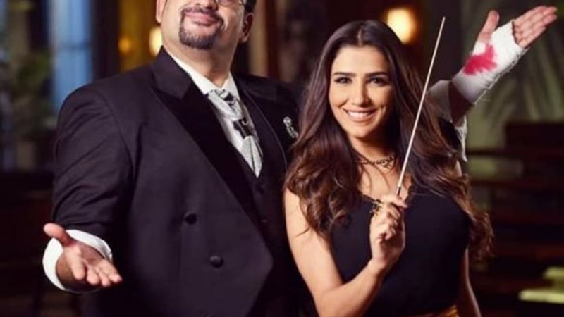 مي عمر وأكرم حسني