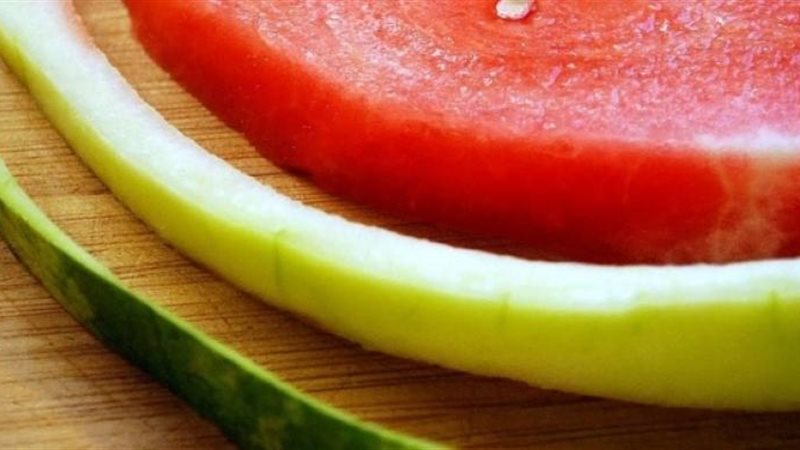 فوائد قشر البطيخ