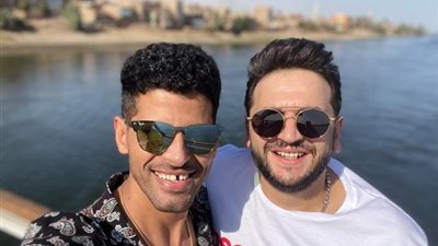 عشرة العمر وصديق المشوار.. حمدي الميرغني ومصطفى خاطر في أحدث ظهور
