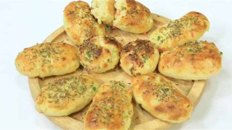 خبز بالخضار