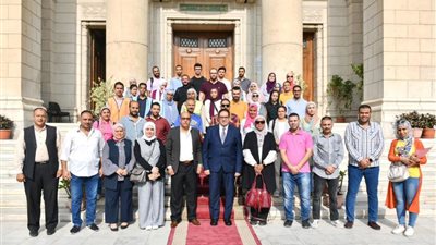 جامعة القاهرة تطلق قافلة تنموية شاملة لقرية الودي بالجيزة (صور)