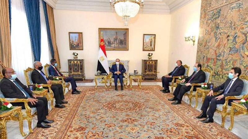 الرئيس السيسي يجتمع