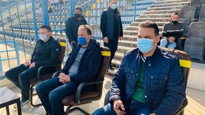 البدري يتابع مباراة سيراميكا كليوباترا وانبي استعدادًا لتصفيات امم افريقيا