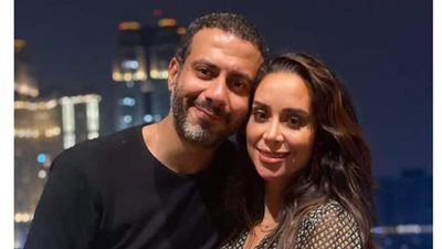 محمد فراج يغازل خطيبته بكلمات رومانسية